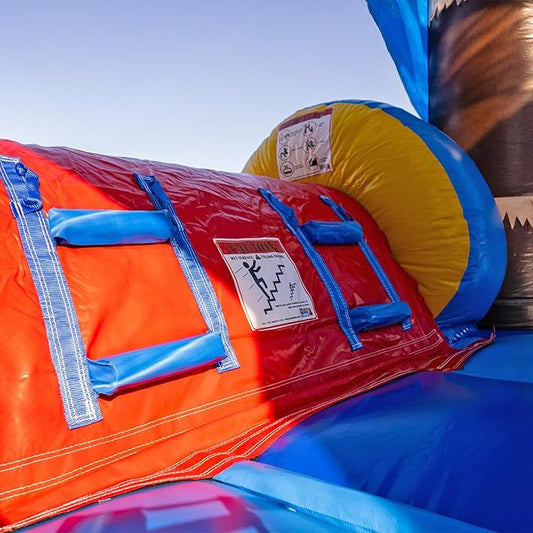 Ocean Shark Inflatable Water Slide Bounce House