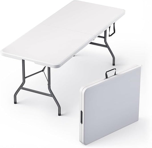 6FT White table rectangular